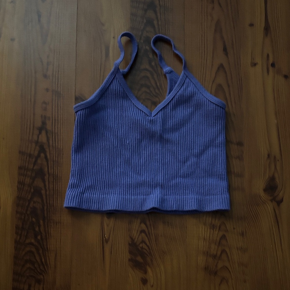 By Together Lavender Ribbed Camisole